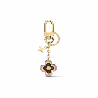 LOUIS VUITTON BLOOMING FLOWERS BB BAG CHARM AND KEYCHAIN M63085 LOUIS VUITTON BLOOMING FLOWERS BB BAG CHARM AND KEYCHAIN M63085